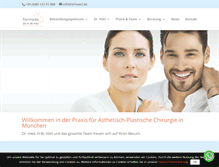 Tablet Screenshot of drhoerl.de